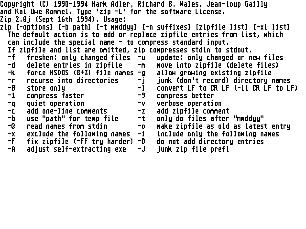 ZIP / UnZIP — screenshot 1